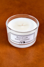 Load image into Gallery viewer, White Lavender scented soy wax candle