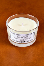 Load image into Gallery viewer, Bergamot & Ginger scented soy wax candle