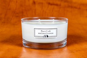 Three wick soy wax candle
