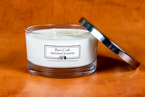 Three wick soy wax candle